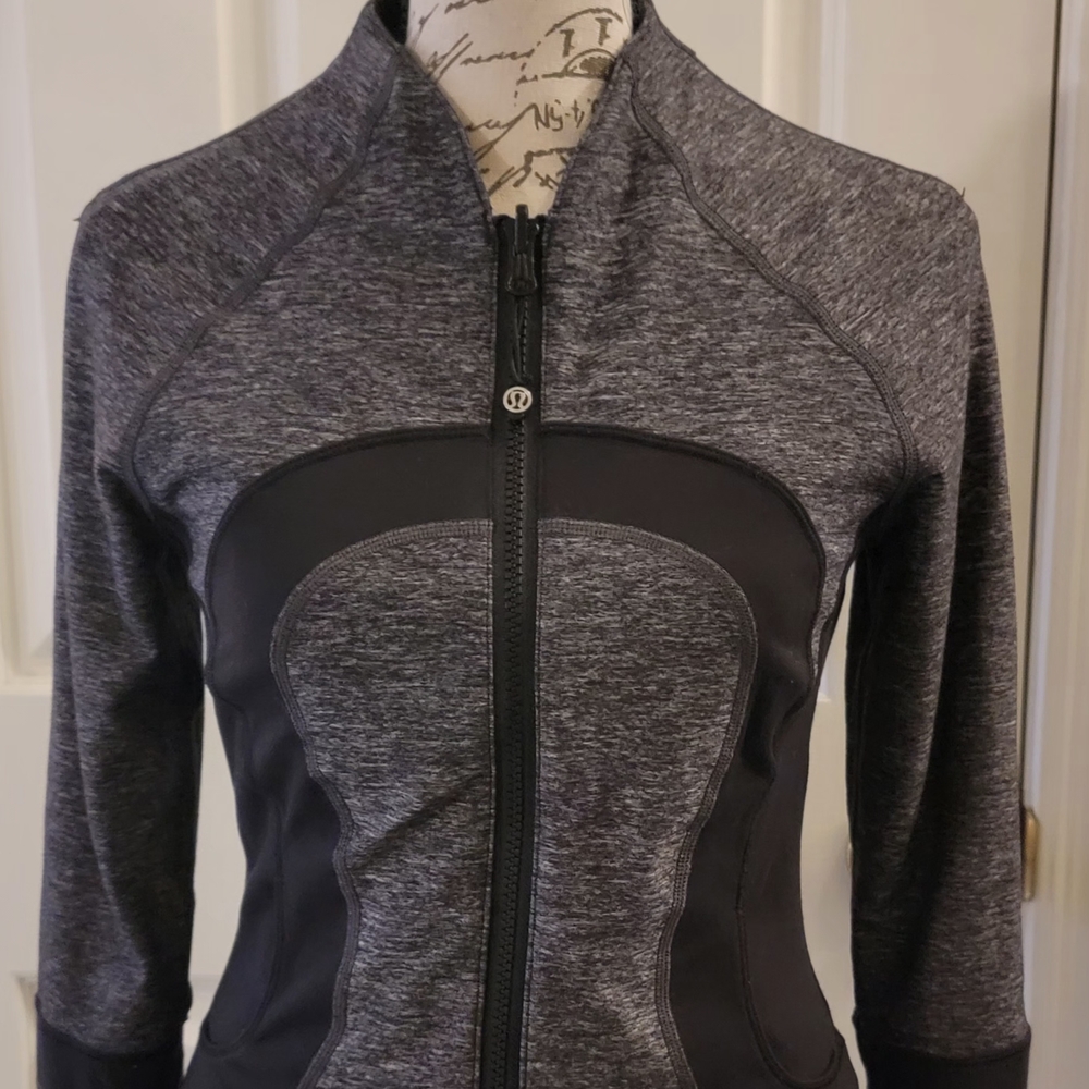 Lululemon Athletica Find Your Bliss Gray and Black Jacket